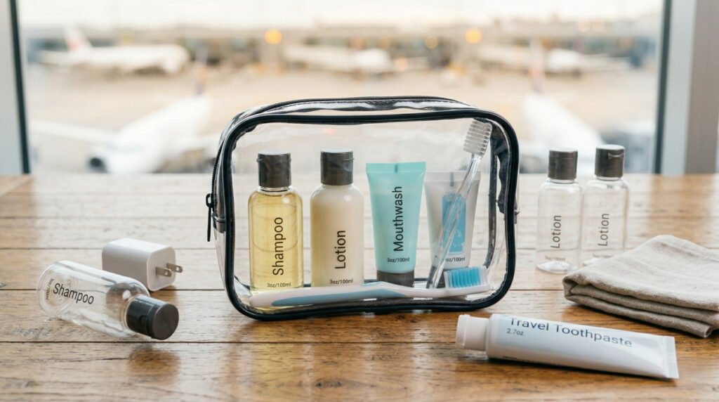 Clear Toiletry Kit